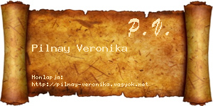 Pilnay Veronika névjegykártya