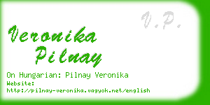 veronika pilnay business card